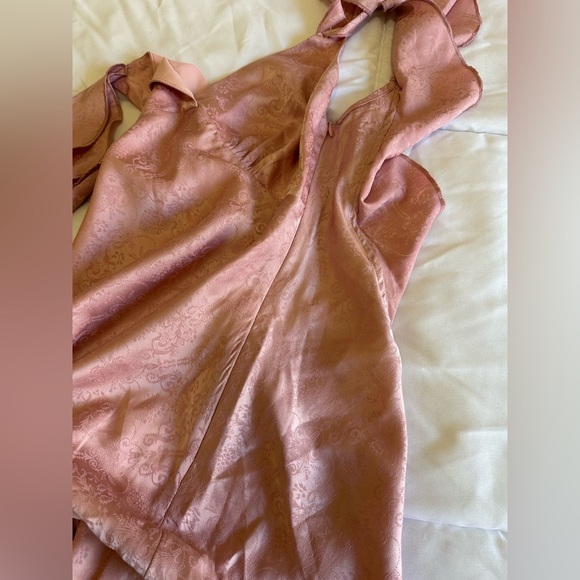 New Becky Ruffle Maxi Dress in Dusty Pink MORE TO COME Sz XXS - Picture 7 of 7